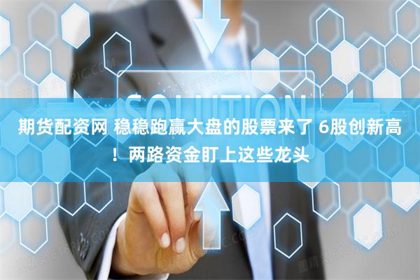 期货配资网 稳稳跑赢大盘的股票来了 6股创新高！两路资金盯上这些龙头