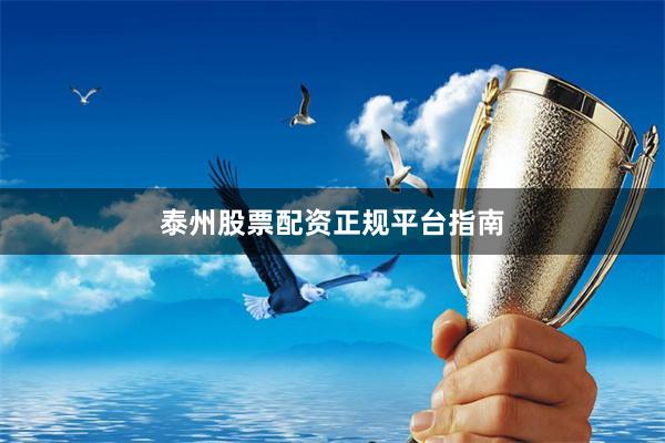 泰州股票配资正规平台指南